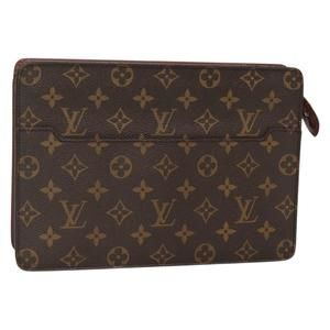 LOUIS VUITTON Monogram Pochette Homme Clutch Bag M51795 LV Auth ep9993